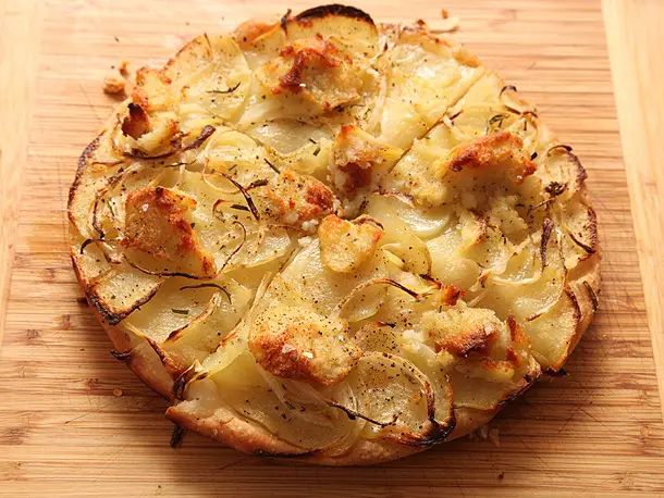 Vegetarian Potato Pizza Recipe