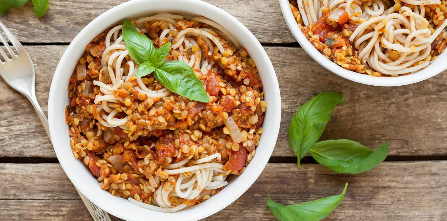 Vegetarian Bolognese with Lentils Recipe