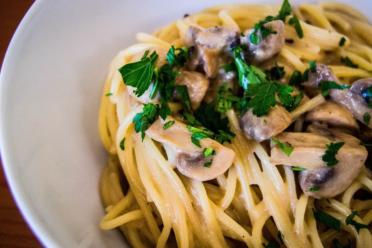 Vegan Pasta With Mushrooms Recipe