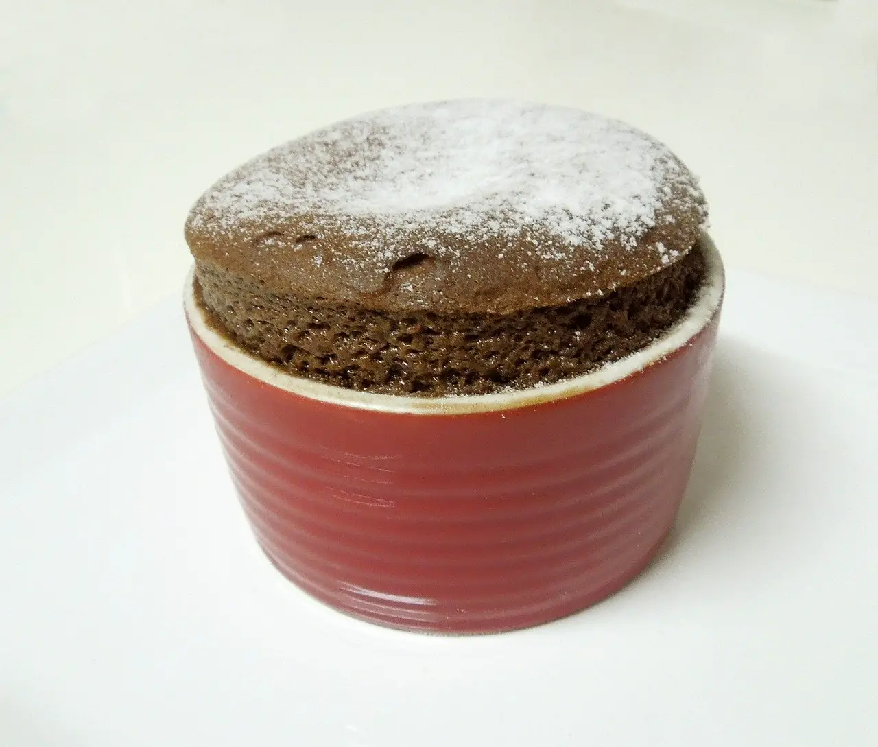 Chocolate Souffle with Mango Sorbet Recipe