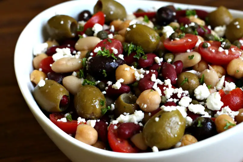 Olive and Bean Salad Gluten Free Recipe