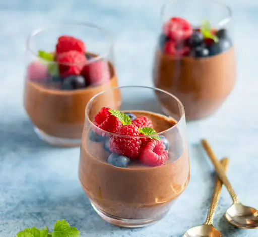 Simple Chocolate Mousse on 2 Ingredients without Whipping Cream!